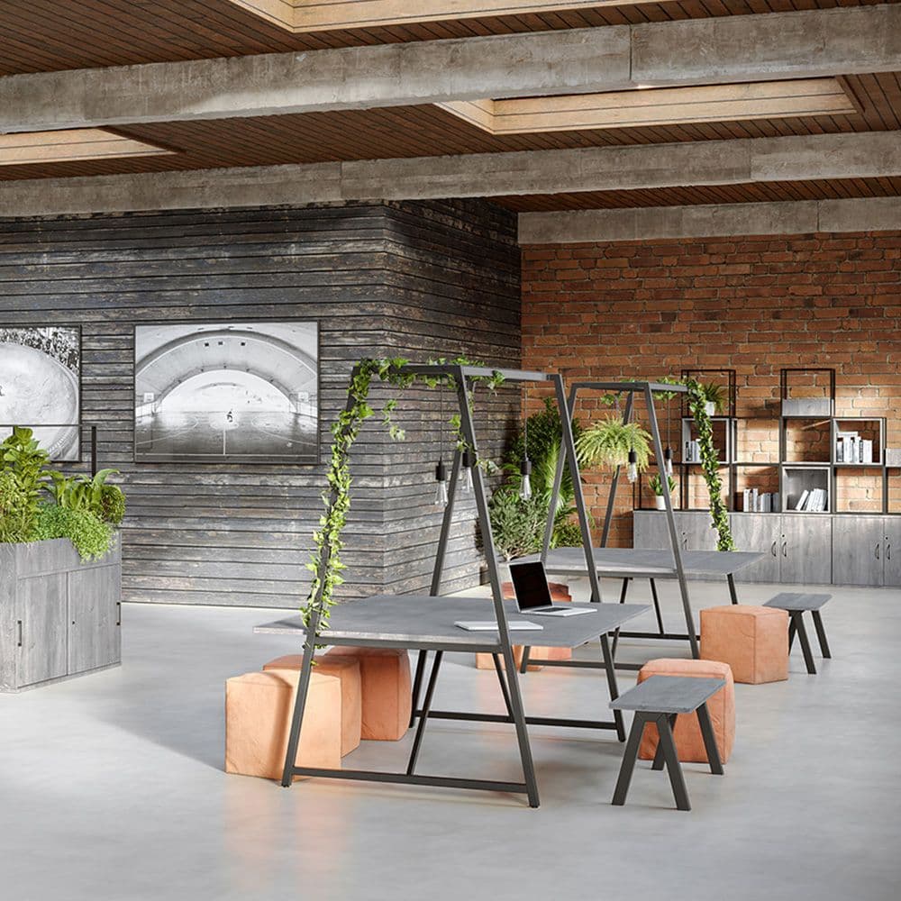 Canoby Collaborative Table Planter Canopy Table | Breakout and Collaboration Table | New High ...