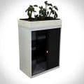 Planter Tambour Storage | Tambour Storage Unit with Planter |