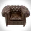 Poltrona Frau Chester One Armchair | Used Poltrona Frau Chester One Chair | Used Chesterfield Armchair | Original Designer Furniture by Poltrona Frau | Chester One Chair by Poltrona Frau