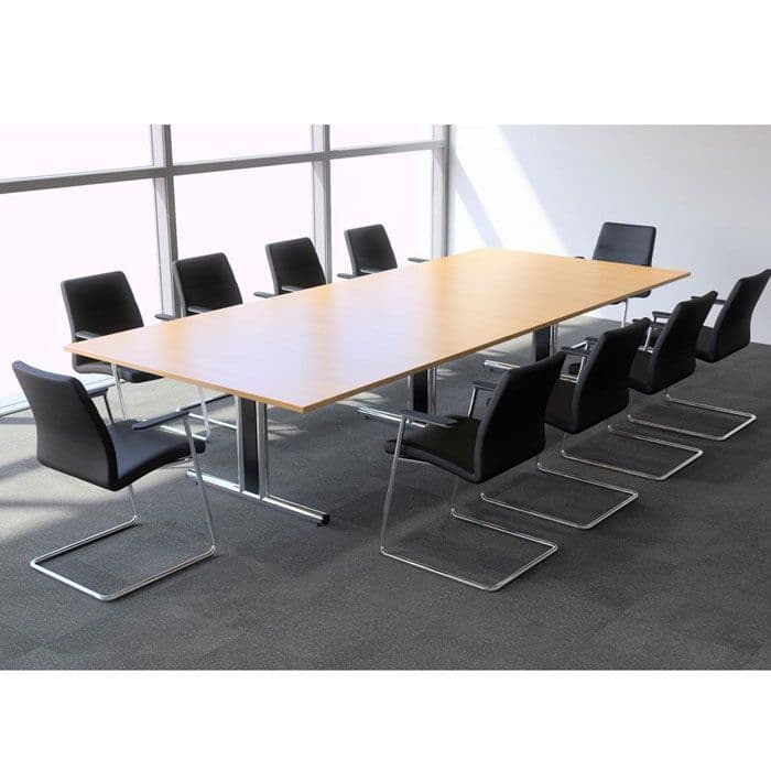 Rectangular Boardroom Table with MFC Finish wooden meeting room table