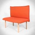 Small Sancal Sofa in Orange| Sancal Sofa in Orange Small| Orange Small Sancal Sofa