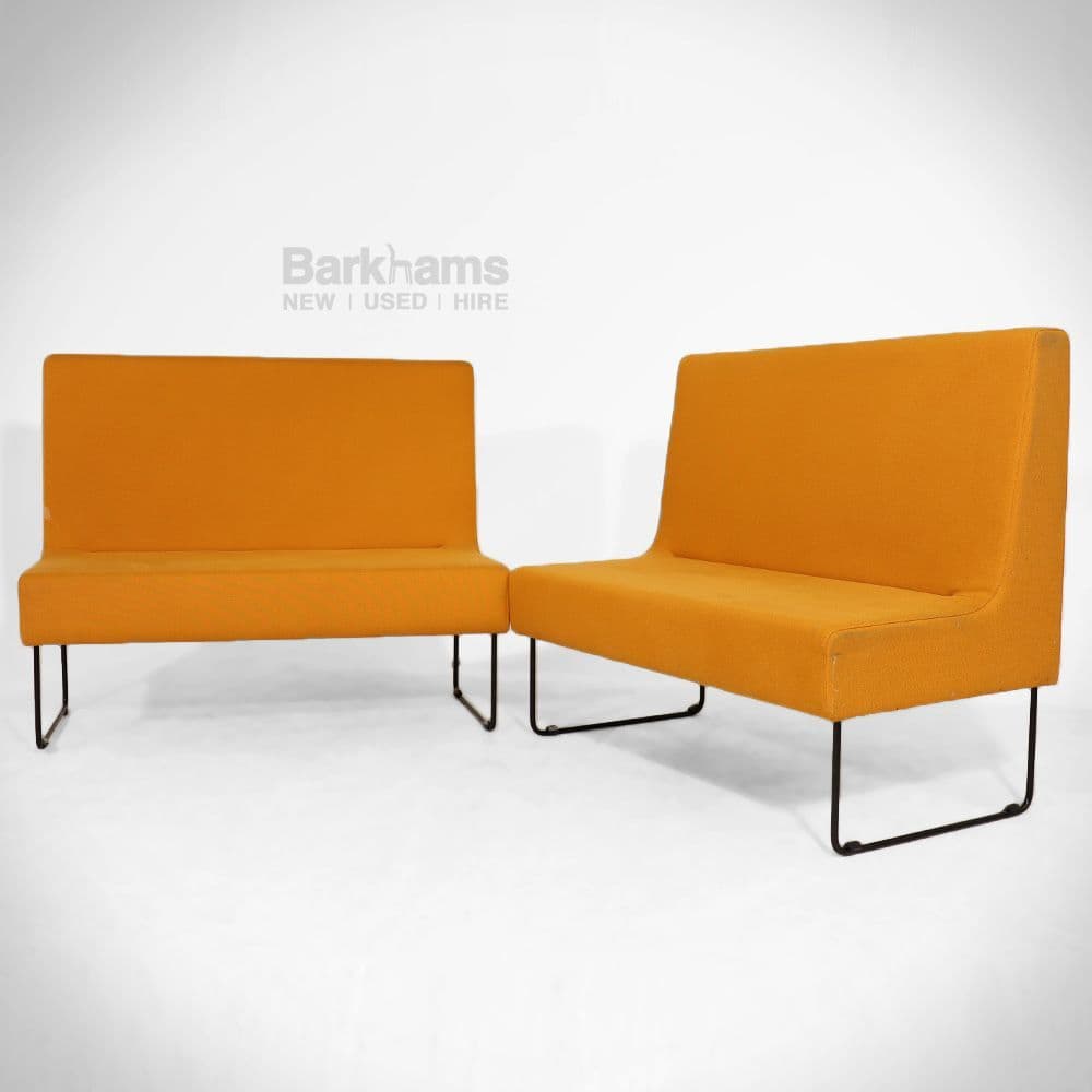 Menu Bench Sancal MENU Bench Seating in Orange| Sancal MENU Reception Sofa in ...