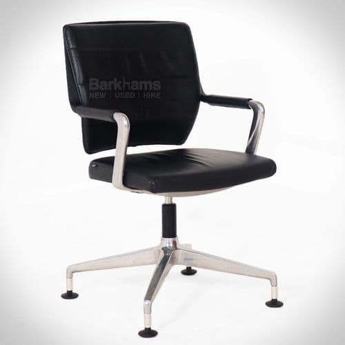 Sedus Crossline CN-201 Black Leather Meeting Chair