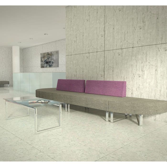 Sharp and Stylish Modular Soft Seating | reception sofa | long office sofa