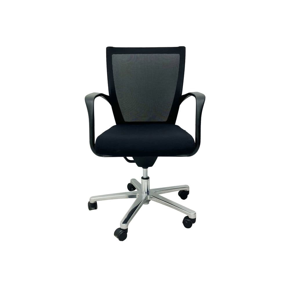 Sidiz T50 Communication Chair (Black) | Used Techo Sidiz T50 Meeting Chair | Mesh Meeting Chair Black Sidiz T50