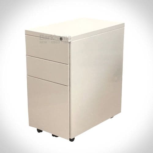 Slim Mobile Pedestal (White)