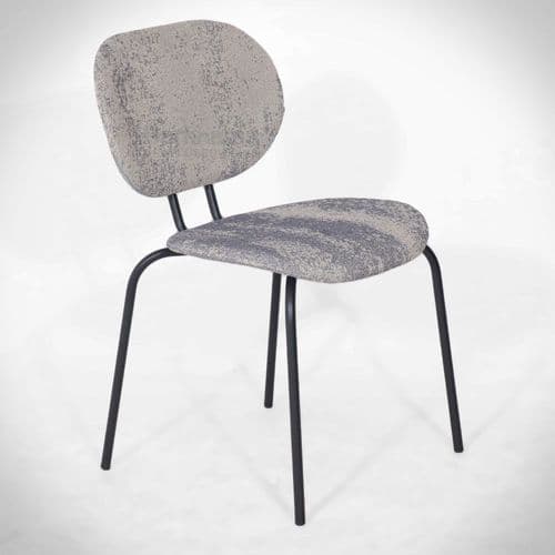 Snake Skin Upholstered Café Chair