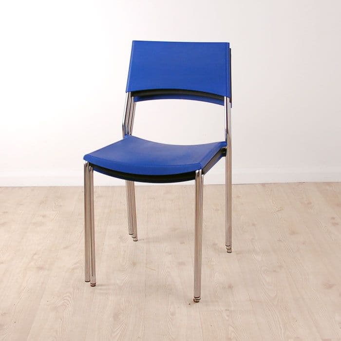 Stacking Canteen Chairs blue stacking chair plastic chair
