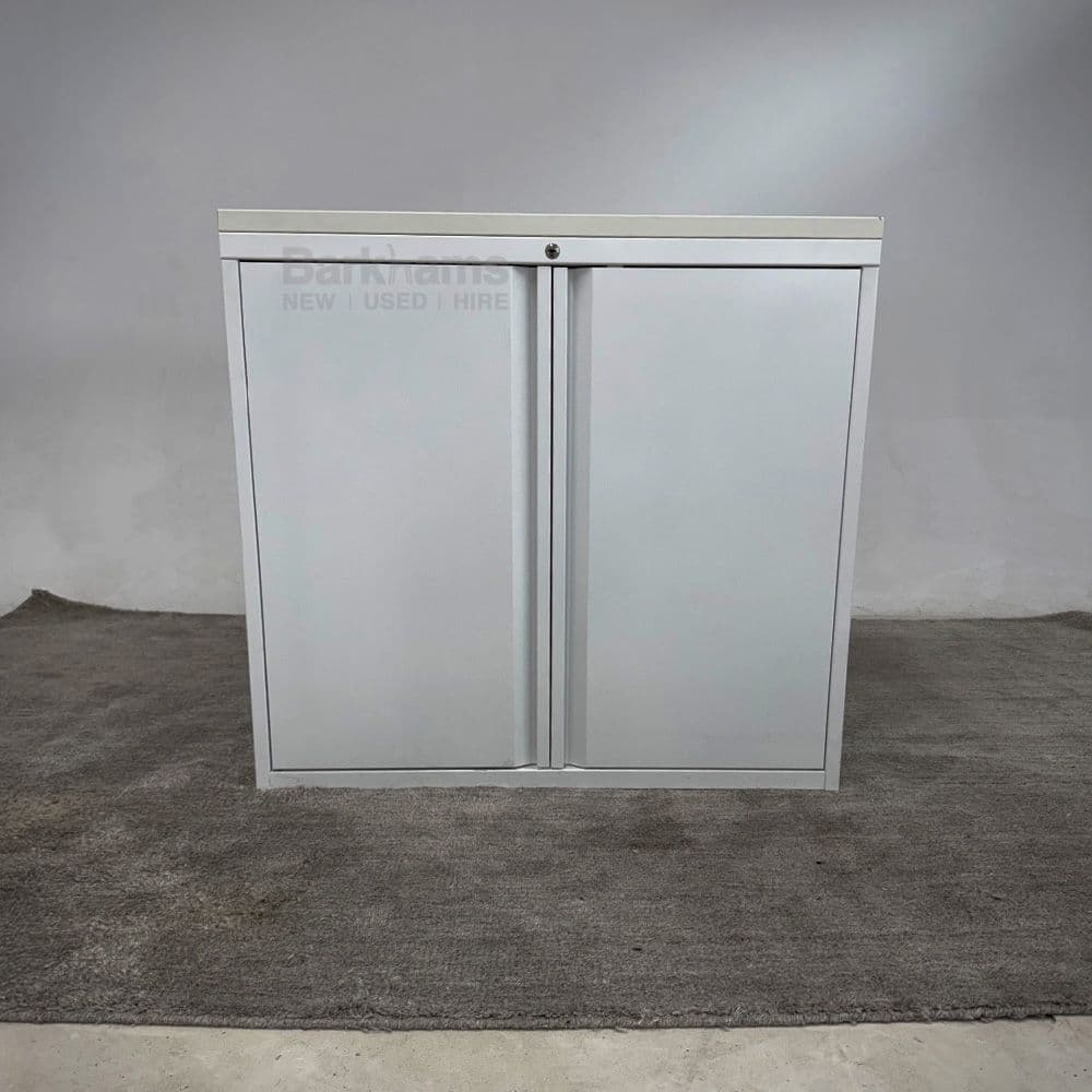 Steel Storage Cupboard | Used Steel Storage Unit | White Office Storage Unit | White Office Cupboard