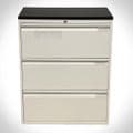 Studio 3-D Side Filer | Used Side Filer Storage Unit | White Office Storage Furniture | Studio 3 Drawer Filing Unit