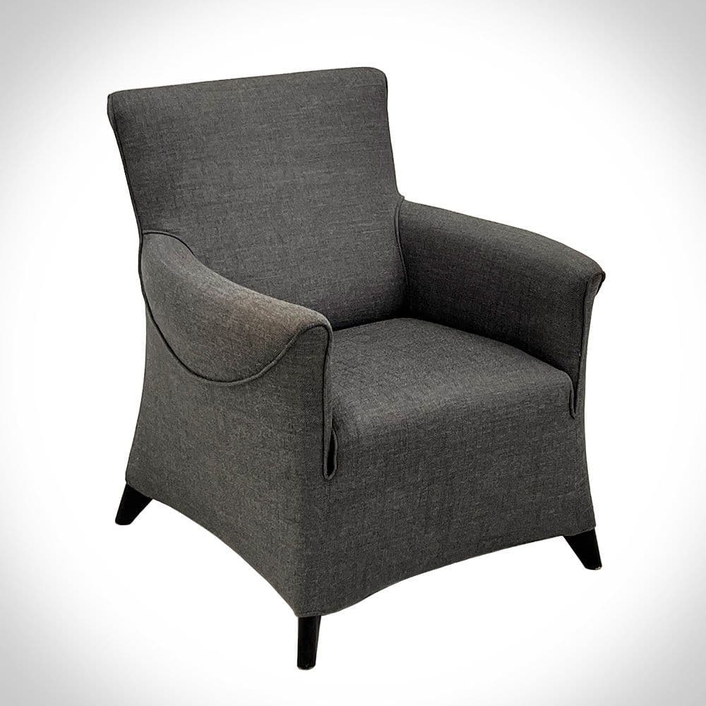 Studio Form Armchair | Used Reception Armchair by Studio | Upholstered Armchair in Grey | Used Reception Furniture