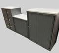 Studio Storage (Graphite) | Hire Storage at Barkhams Prop Shop | TV and Film Hire Furniture | Hire Locker and Tambour Storage