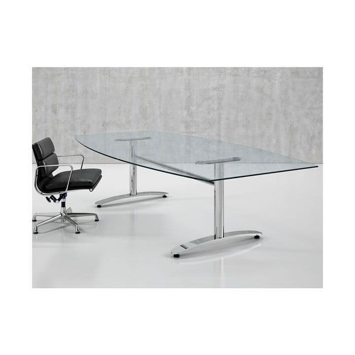 Stylish Glass Boardroom Table glass meeting table executive