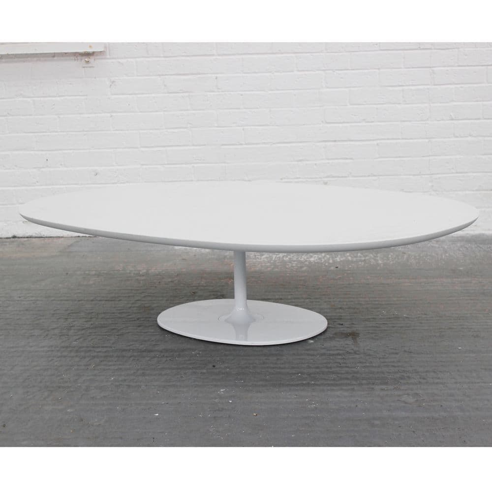 Stylish White Coffee Table white occasional table low white table