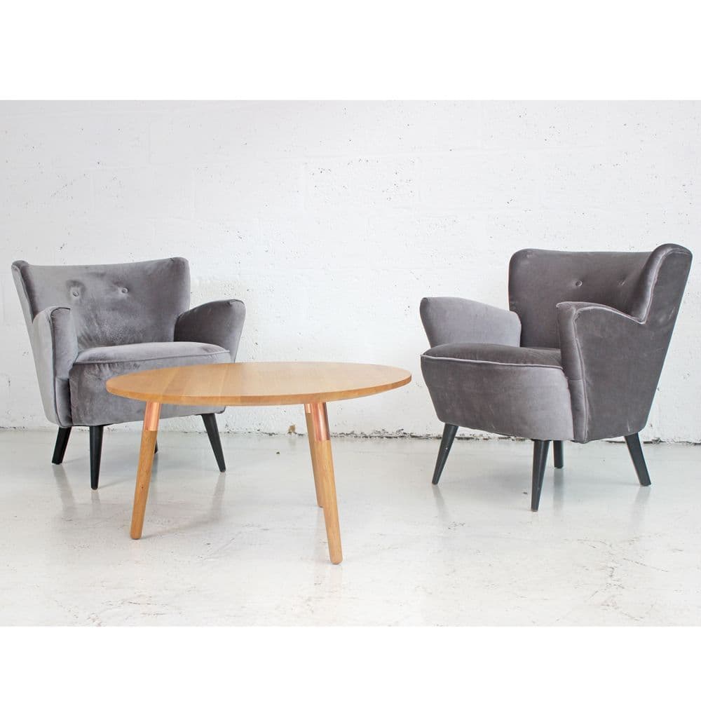 Suede Armchair grey armchair suede chair