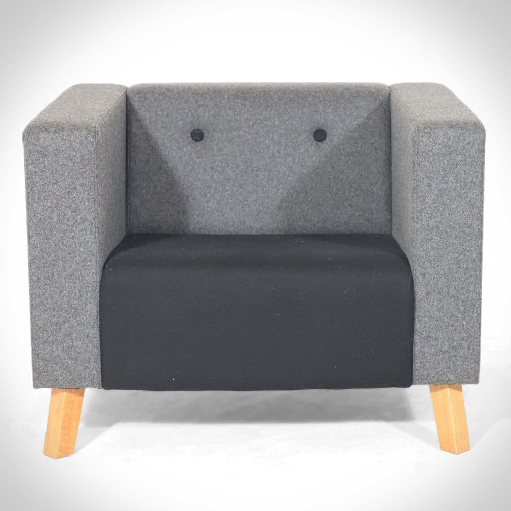 Verco Jensen Armchair in Grey Verco Fabric Armchair Jensen Jensen