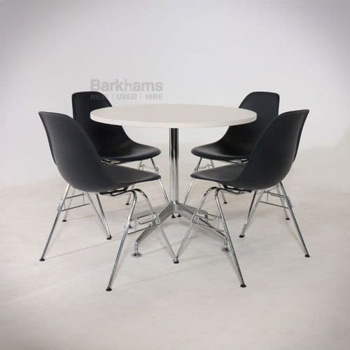 Vitra Eames DSS Plastic Chair (Black)