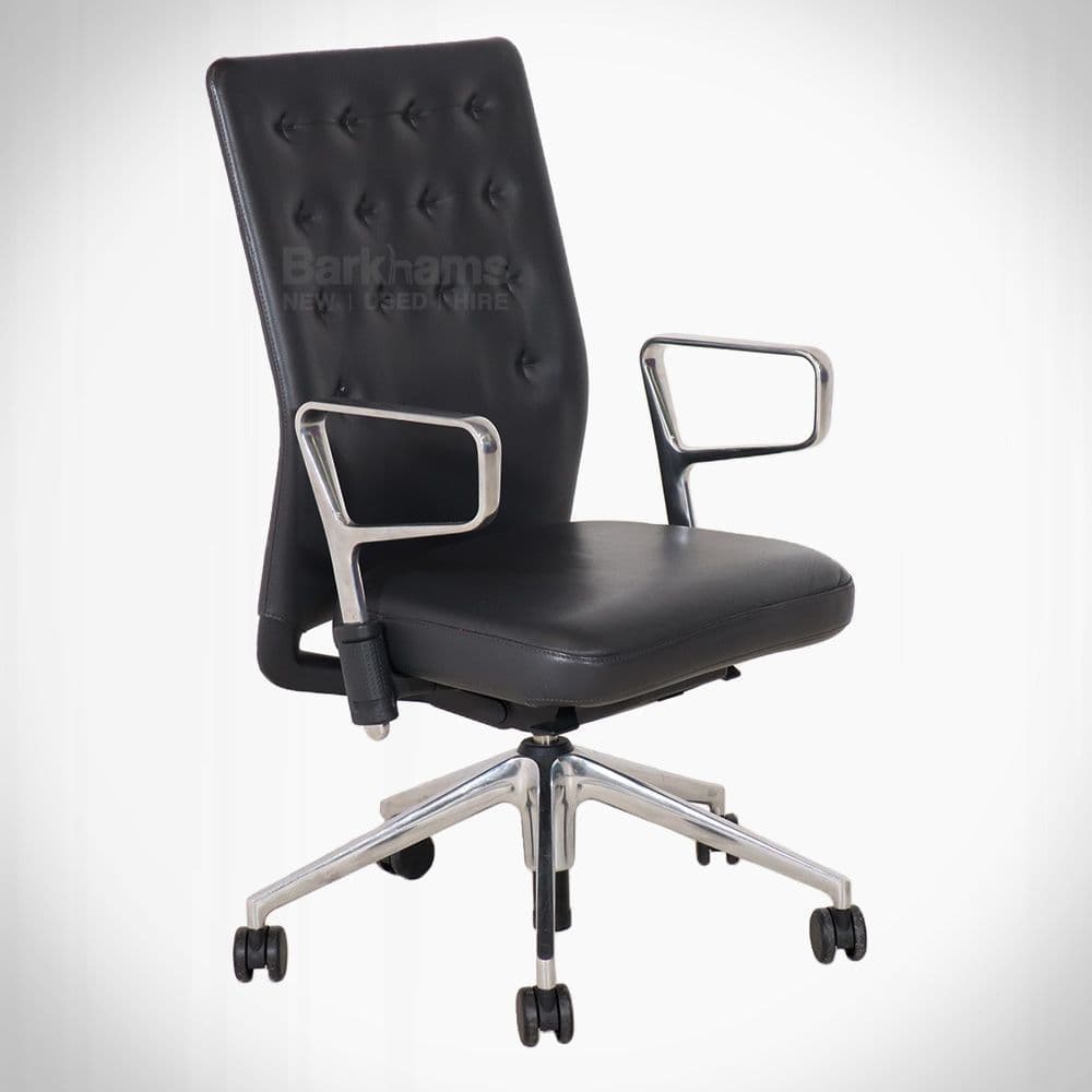 Vitra ID Trim Office Chair | Used Vitra Task Chair Asphalt Dark Grey ...