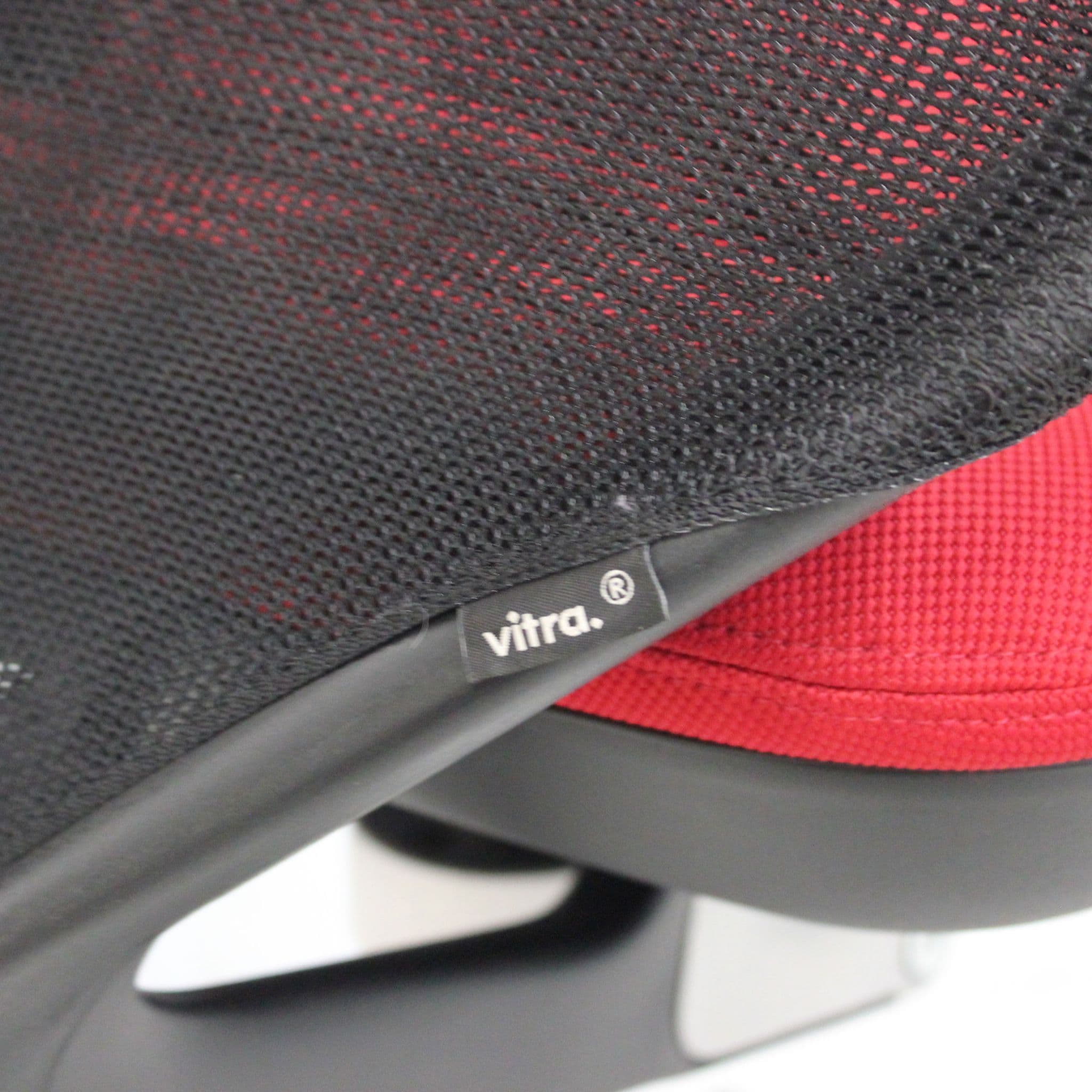 Vitra Medapal Red Mesh back computer chair Red Task chair