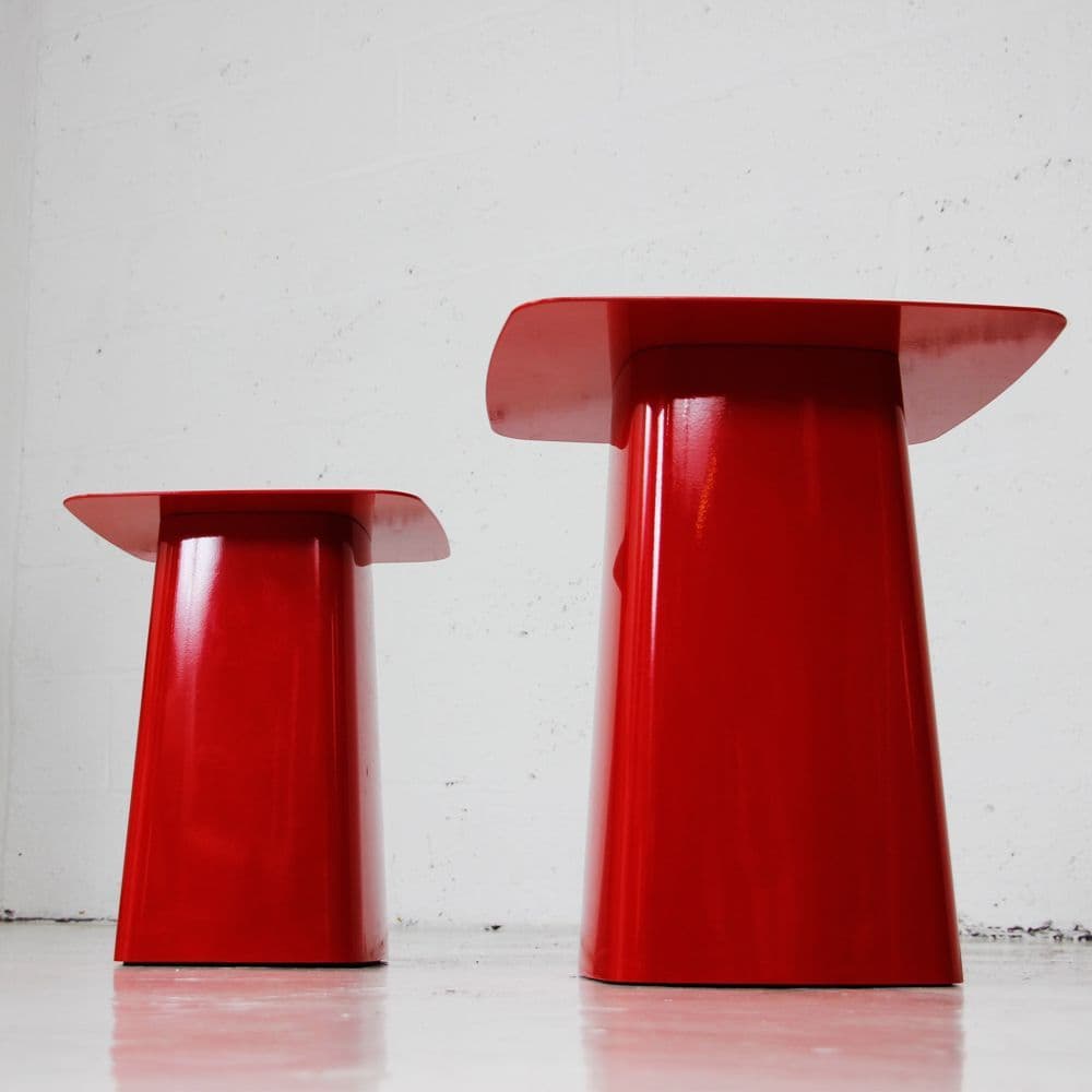 Vitra Side Table (Pair) metal coffee table designer reception table