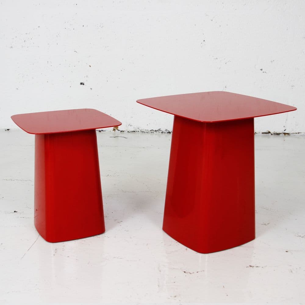 Vitra Side Table (Pair) metal coffee table designer reception table