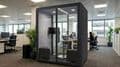 Zeno Office Pod | New Acoustic Meeting Pod | Glass Office Pod | Acoustic Office Pod
