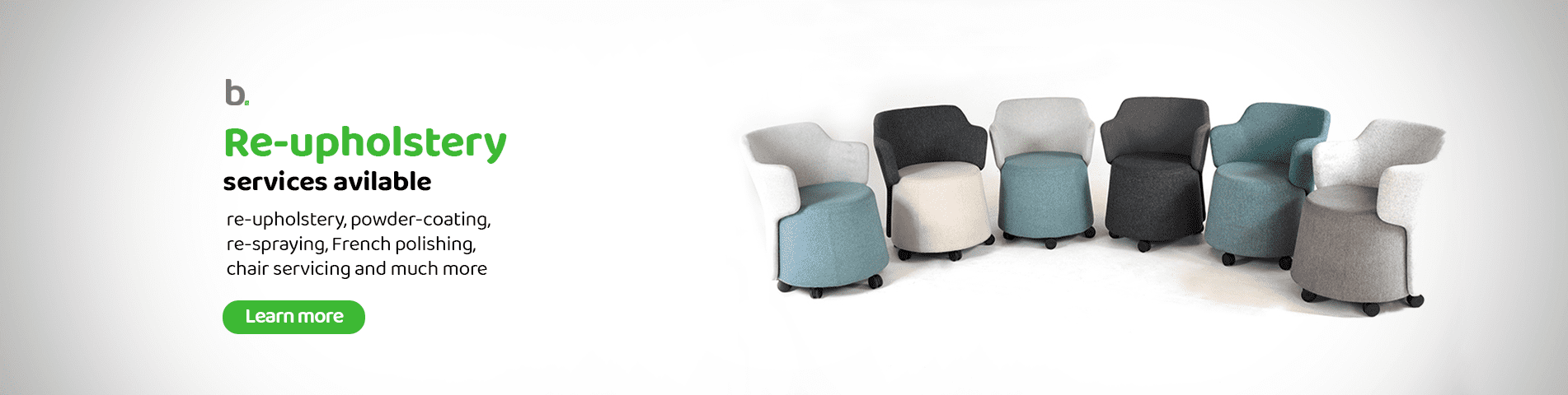 Office furniture reupholstery