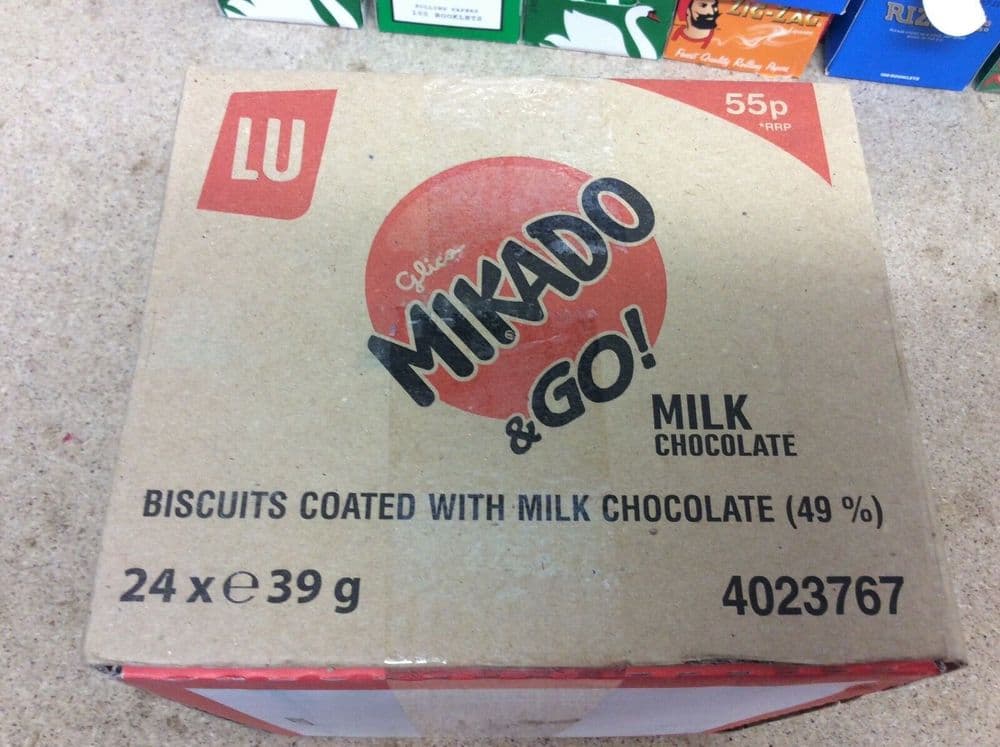 Mikado & Go Milk Chocolate Sticks 24 x 39g