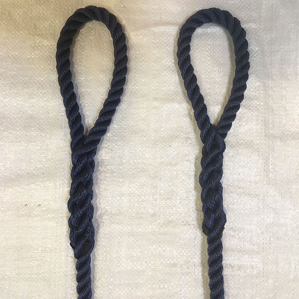 14mm Navy Eye Splice Both Ends