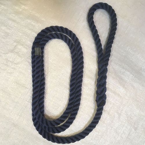 14mm Navy Eye Splice & Rubber Whipping