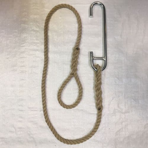 14mm Synthetic Hemp Eye Splice & Piling Hook
