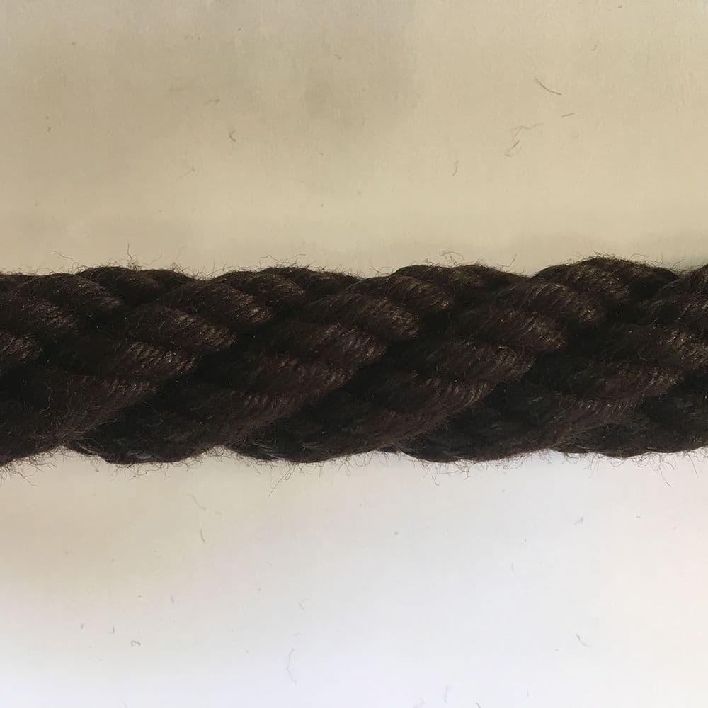28mm Brown Cable Laid Bannister Ropes