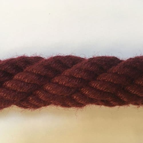 28mm Burgundy Cable Laid Bannister Ropes