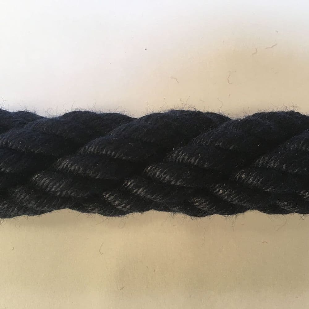 28mm Navy Cable Laid Bannister Ropes
