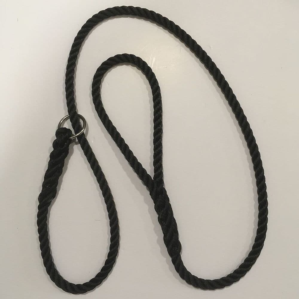 Black 3 Strand Polyester Slip Lead