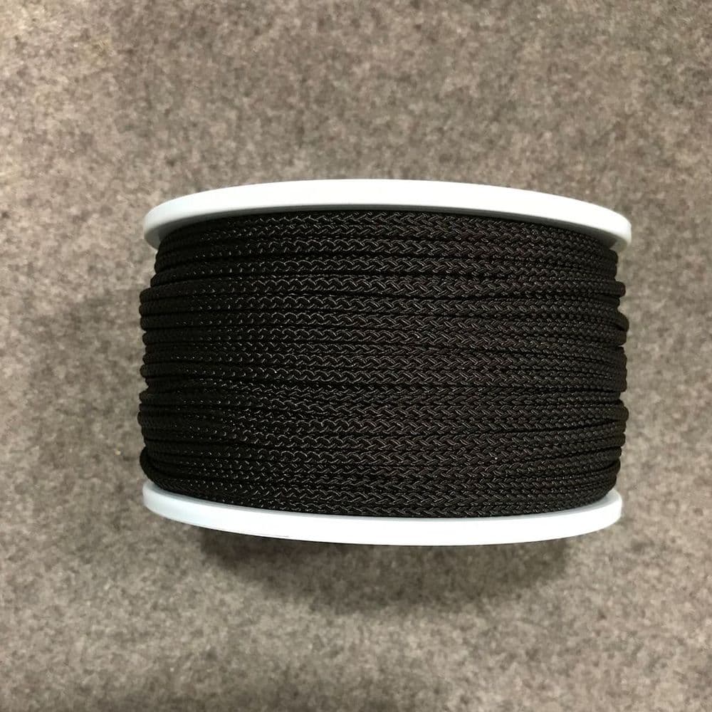 Black 3mm Polypropylene Slipstream Cord