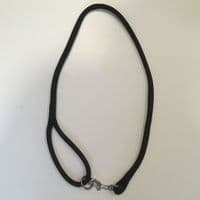 Black Braid on Braid Polyester Lead