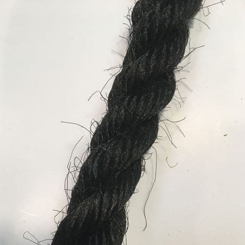Black Staplespun Mooring Lines