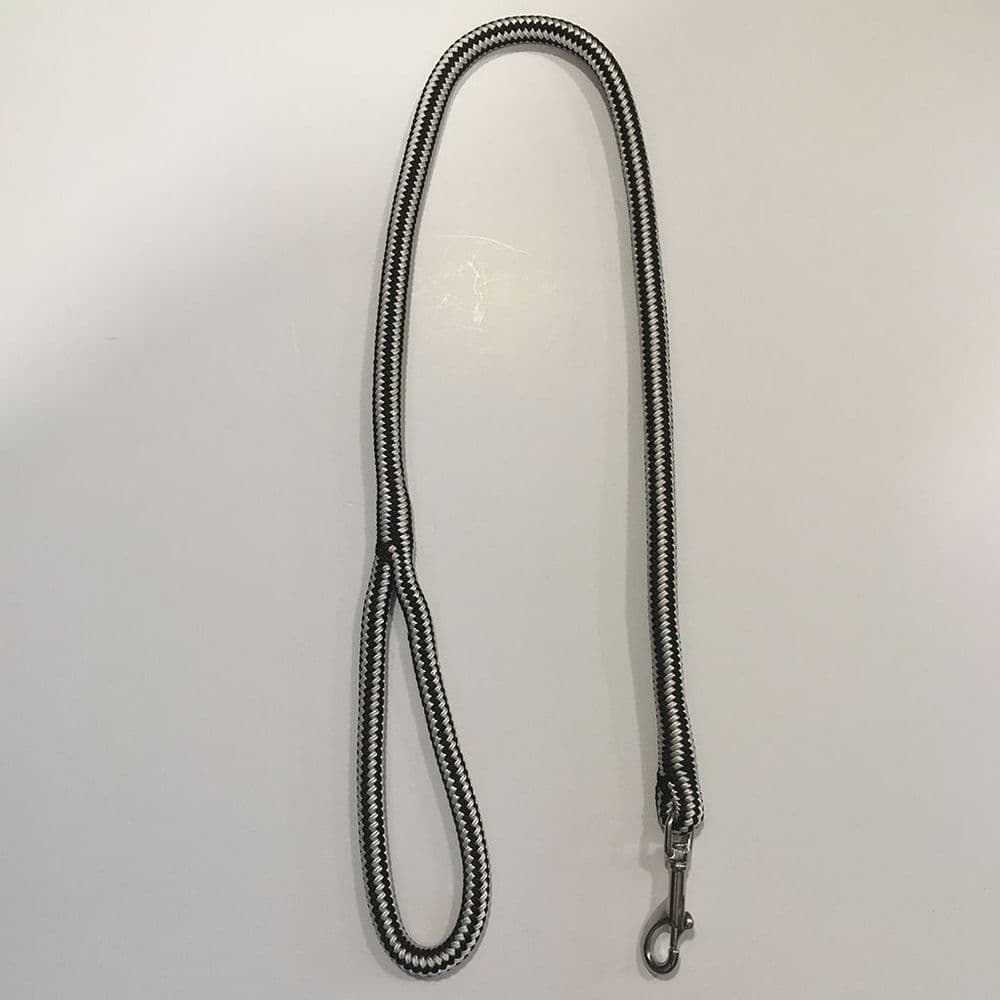 Black & White Braid on Braid Polyester Lead