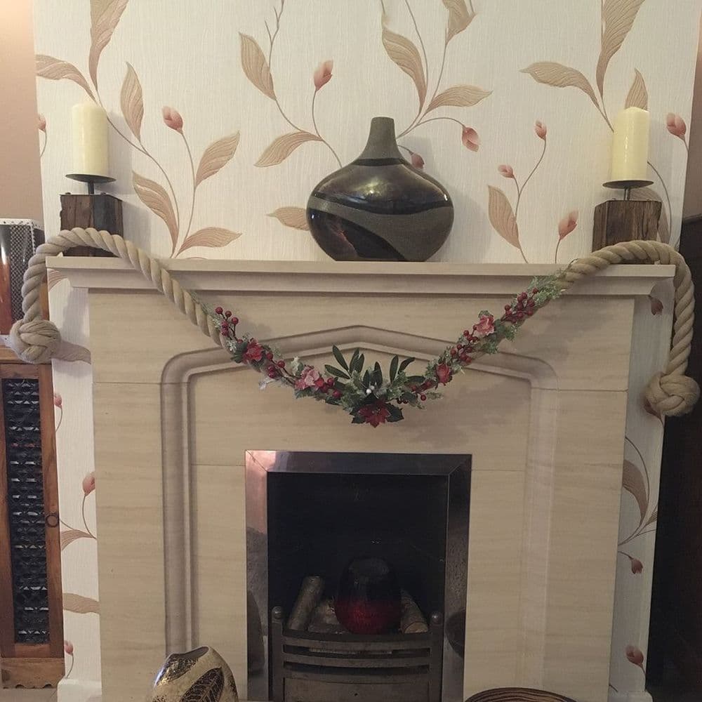 Fire place swag