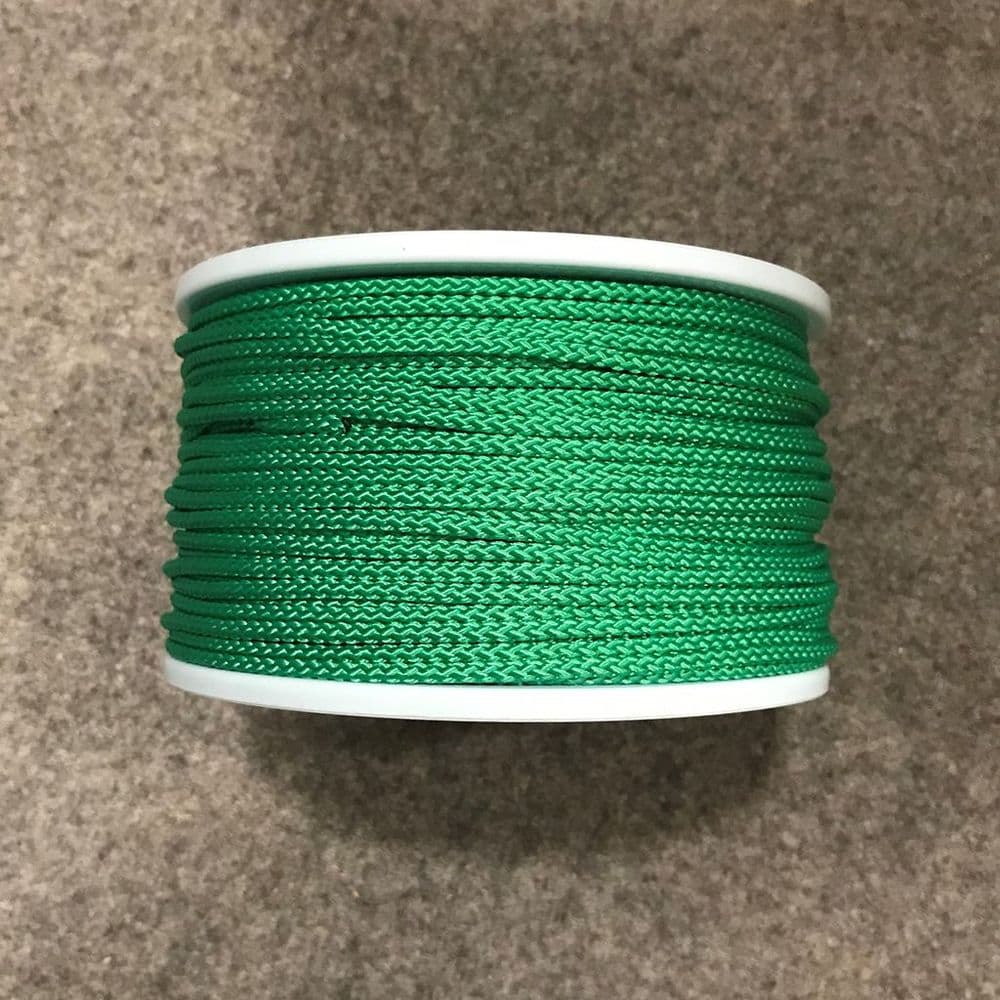 Green 3mm Polypropylene Slipstream Cord