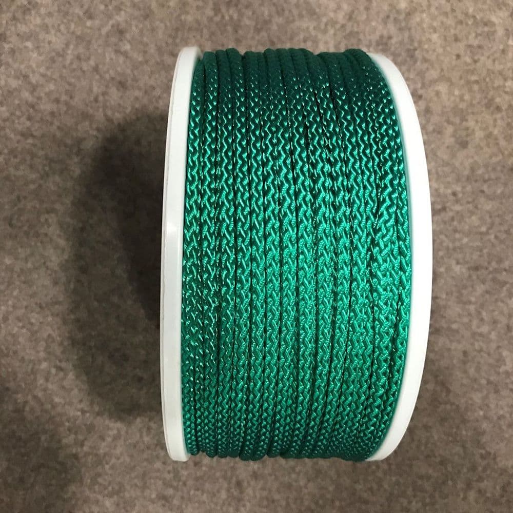 Green 4mm Polypropylene Slipstream Cord