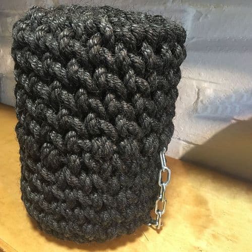 Long Black Button (11" x 13.5")