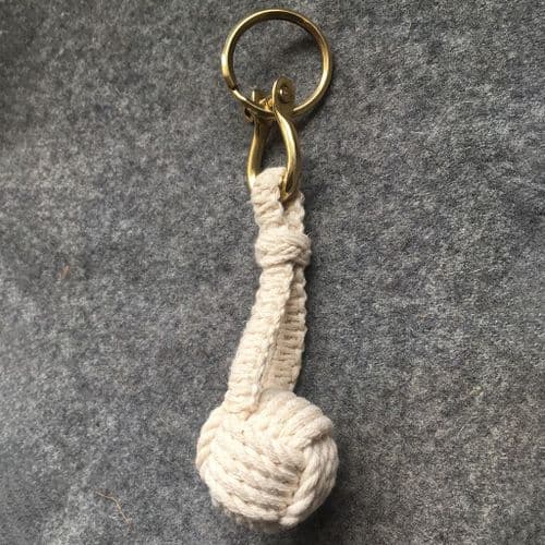 Fis Key Rings Handmade Key Rings for Narrowboaters - Floating Cork & Monkey's Fist ...