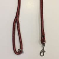 Red & Black Braid on Braid Polyester Lead