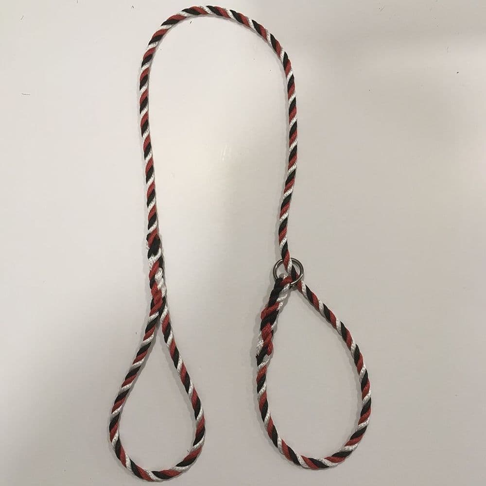 Red, Black, White Tri colour Slip Lead