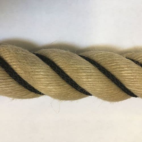 Synthetic Hemp Black Wormed Bannister Ropes