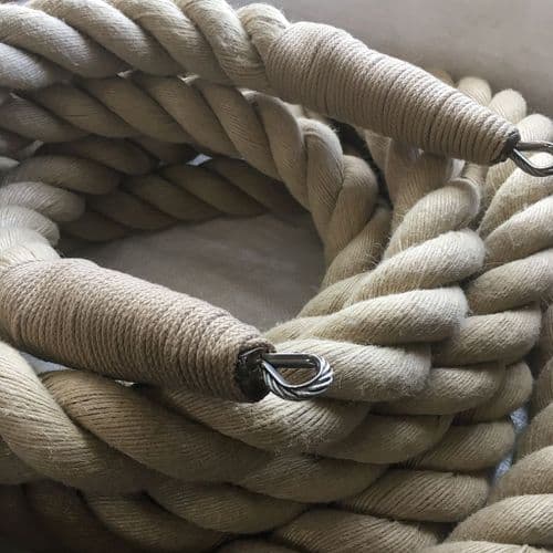 Synthetic hemp kabelaring