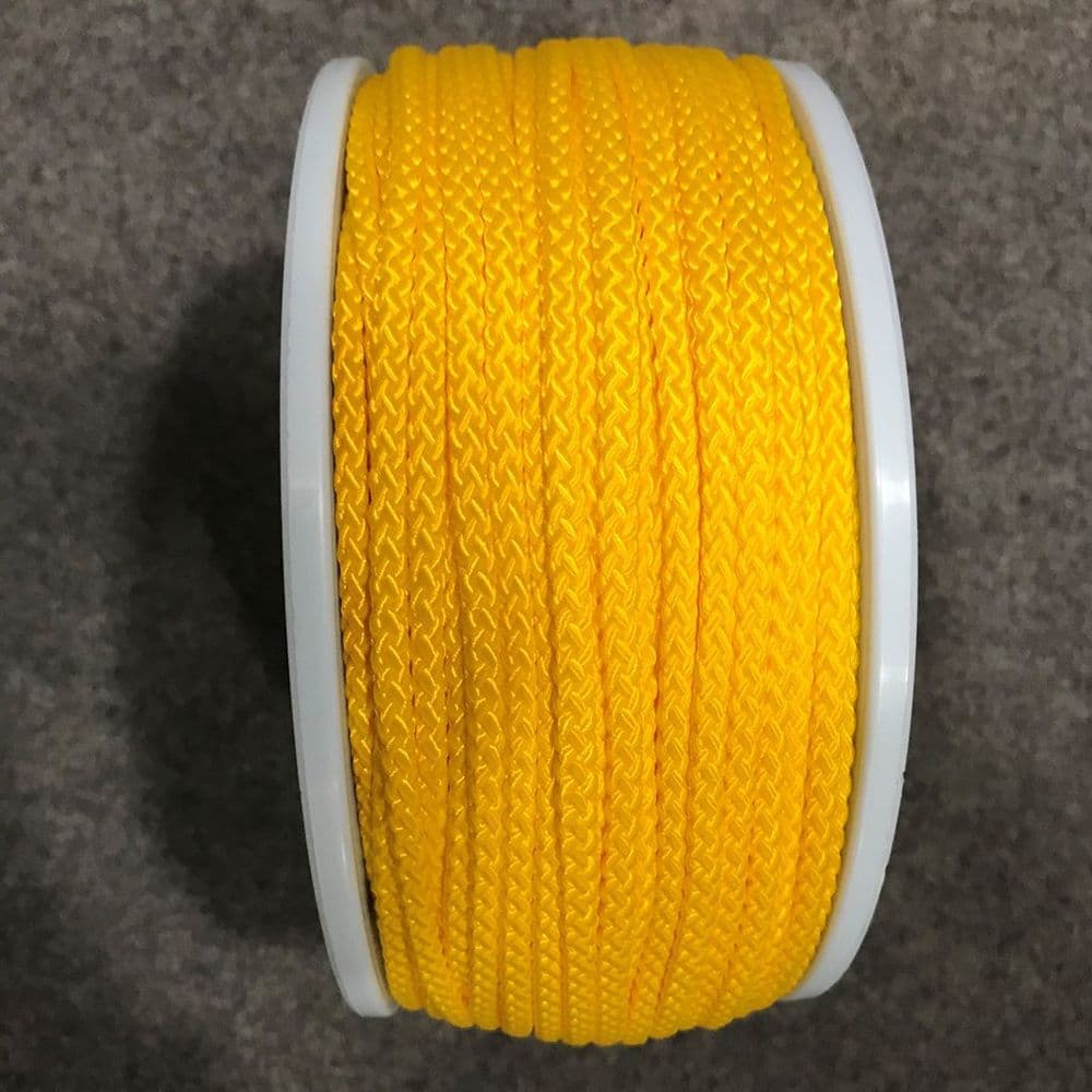 Yellow 4mm Polypropylene Slipstream Cord