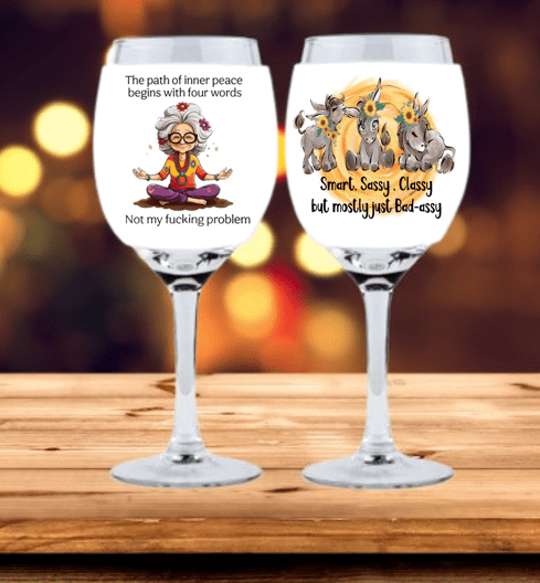 his and hers wine glasses His & Hers Set of 2 Glasses